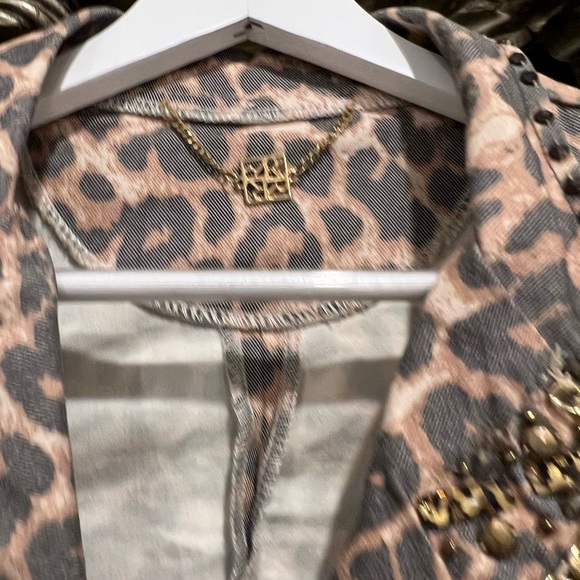 Leopard blazer / women - Picture 7 of 16